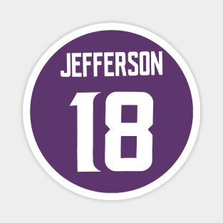 justin jefferson minnesota vikings Magnet